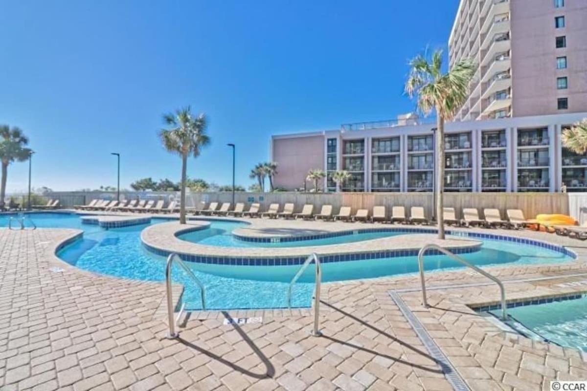 *Oceanfront Sun & Fun*Queen Beds*Pools*Hot Tubs*More*B118 Myrtle Beach Eksteriør billede